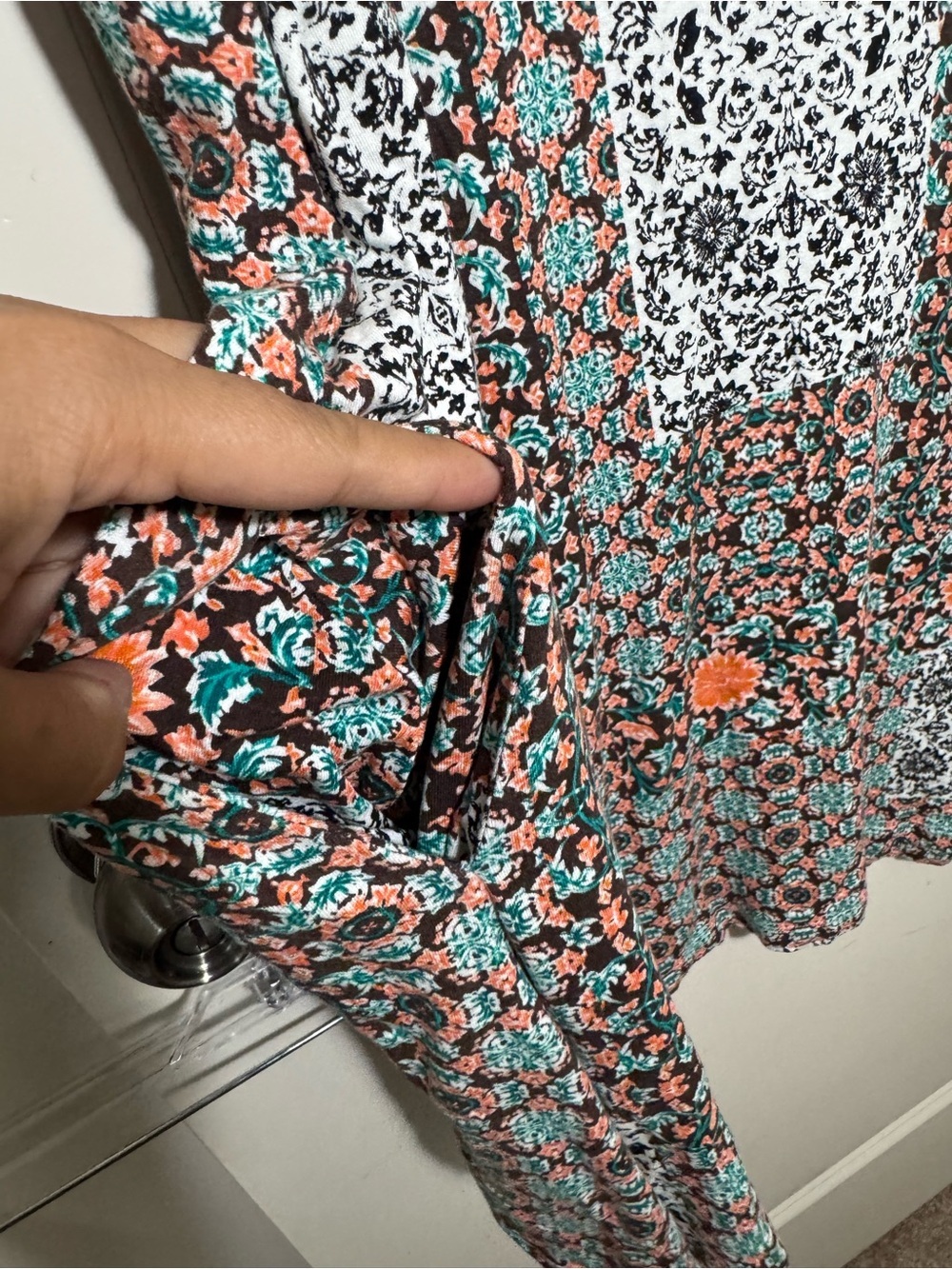 Anthropologie Maeve Lilt Swing Dress size M 2 pockets - Picture 5 of 7